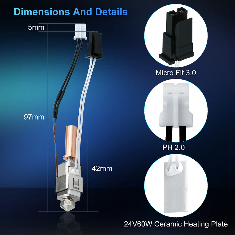 Hotend for FDM 3D Printers