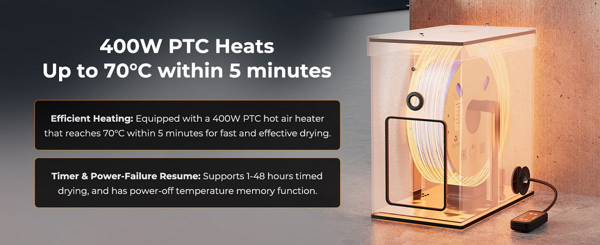 Creality Multi-kilo Filament Dryer