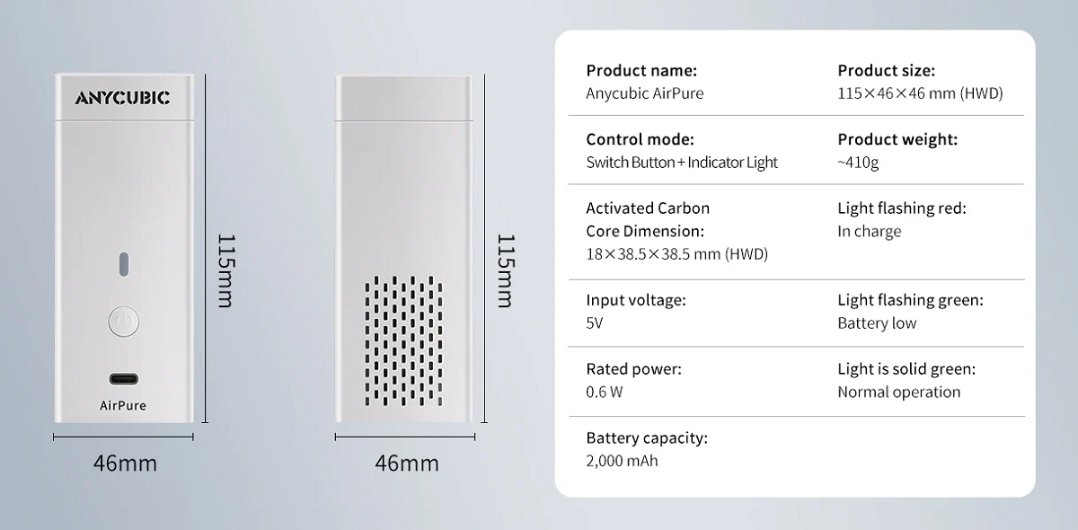 AirPure for Resin 3D Printers