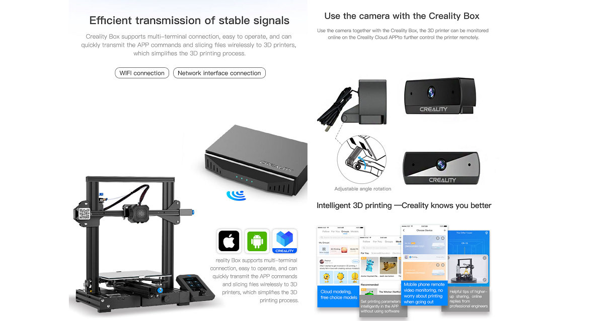 Creality WIFI Smart Kit 2.0 with Camera and 8G TF Card