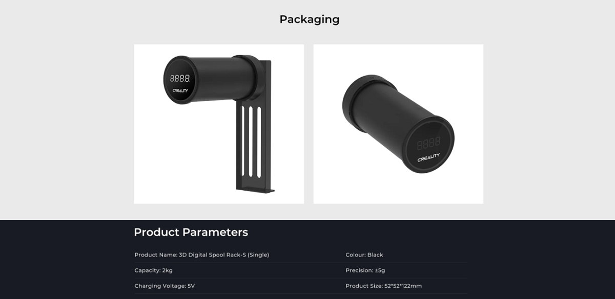 3D Digital Spool Rack-S (Single）