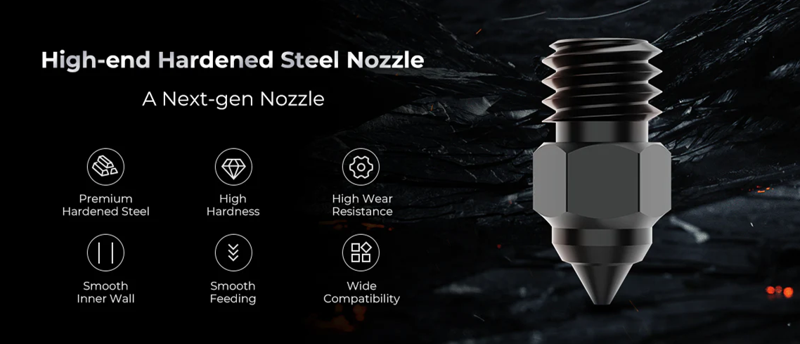 High-end Hardened Steel Nozzle Kit