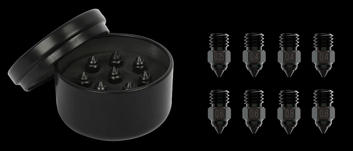 High-end Hardened Steel Nozzle Kit