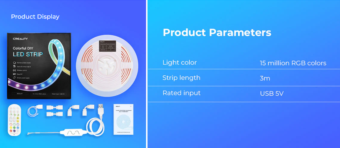 Creality Colorful DIY LED Strip