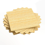 8x8x1/8'' Natural Bamboo Board（10PCS）