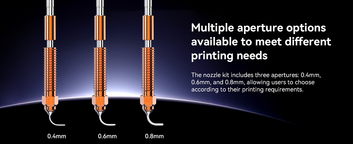 "Unicorn" Quick-Swap Nozzle Kit for K1C/Ender-3 V3/Ender-3 V3 Plus