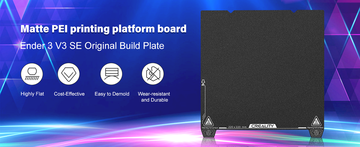 Spring Steel Platform Plate Kit for Ender-3V3 SE