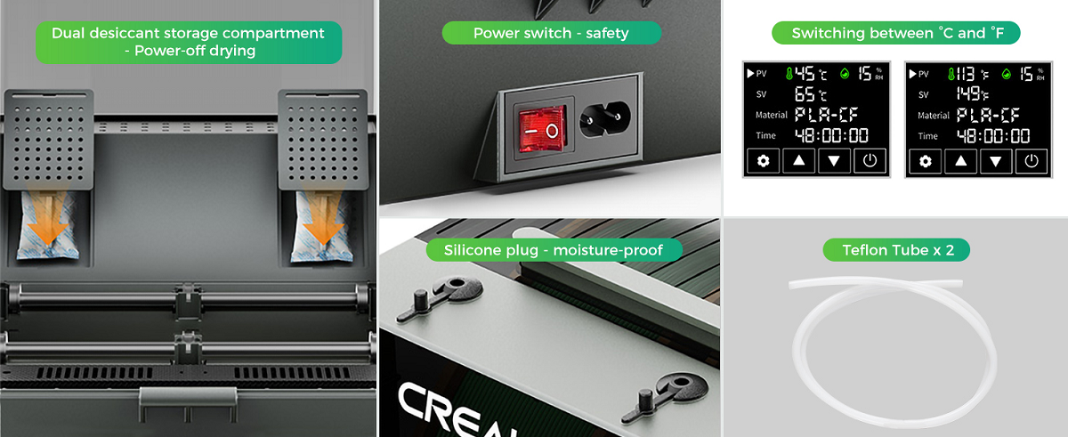 Creality Space Pi Filament Dryer Plus