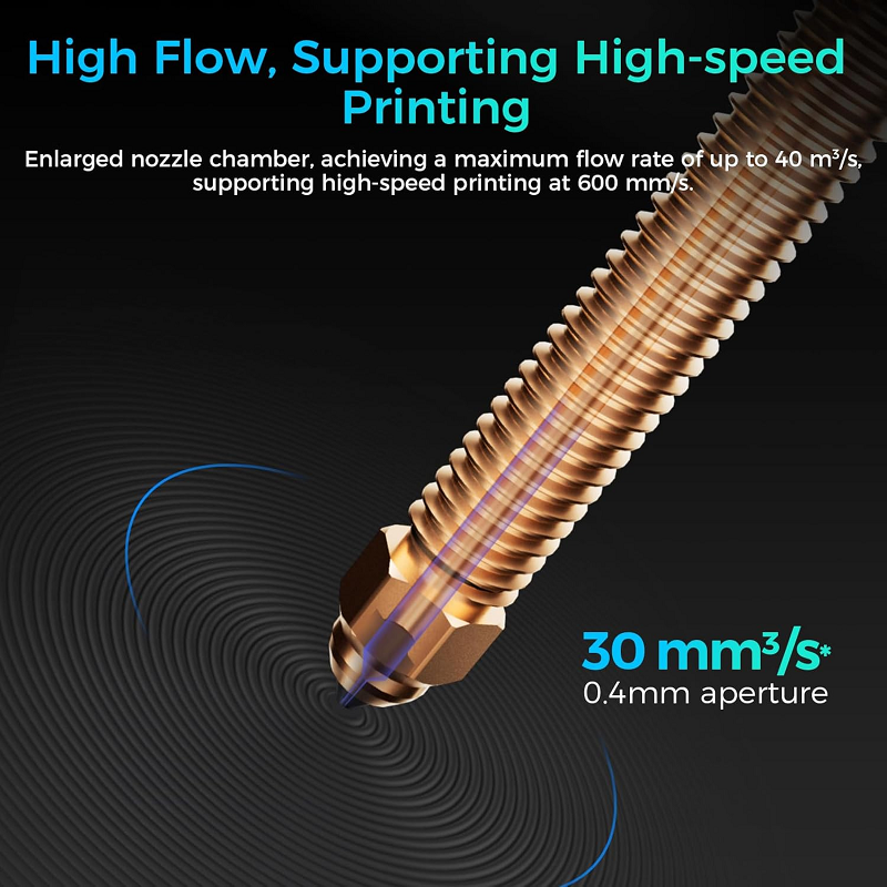 Creality x Phaetus Silicon Carbide Nozzle 0.4/0.6mm