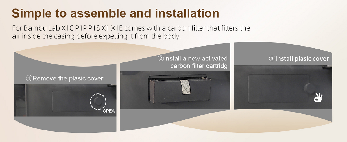 Bambu Activated Carbon Air Filter