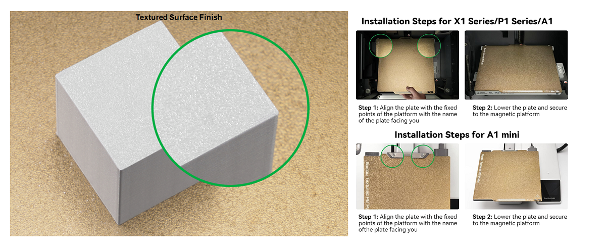 Bambu Textured PEI Plate
