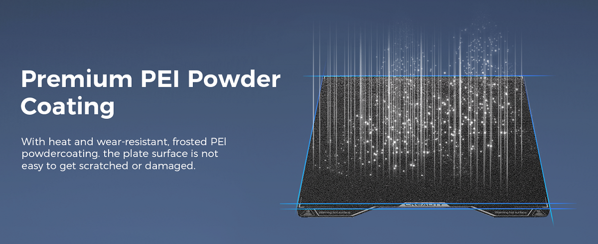 Creality Hi Double Sided Black Textured PEI Build Plate