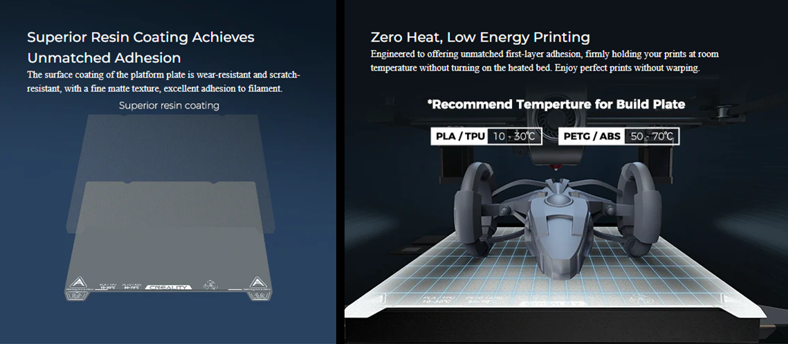 Creality Low Temperature Cold Printing Build Plate