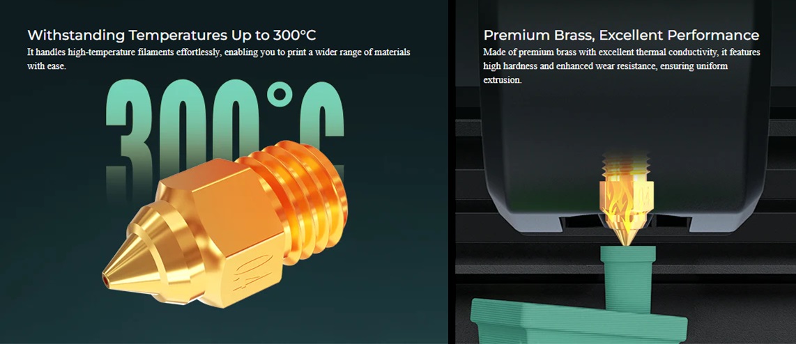Ender-5 Max Brass Nozzle Kit-4Pcs