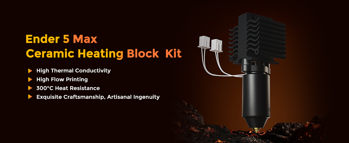 Ender-5 Max Ceramic Heating Block Kit