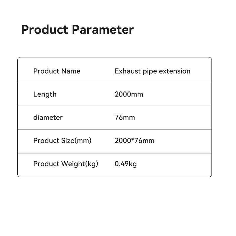 Exhaust pipe extension