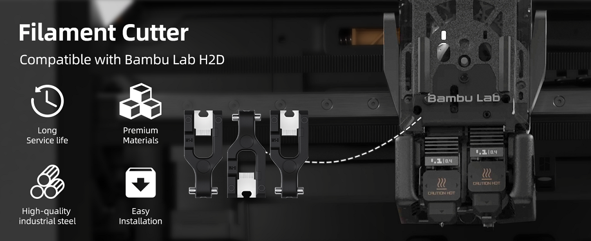 Replacement Filament Cutter - H2D/H2C