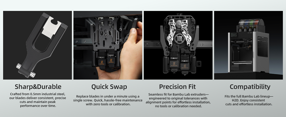 Replacement Filament Cutter - H2D/H2C