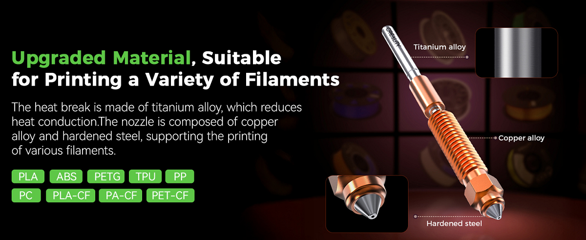 K1C Ceramic Heating Block Kit（New Version）