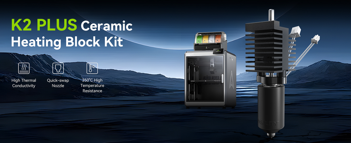 K2 Plus Ceramic Heating Block Kit