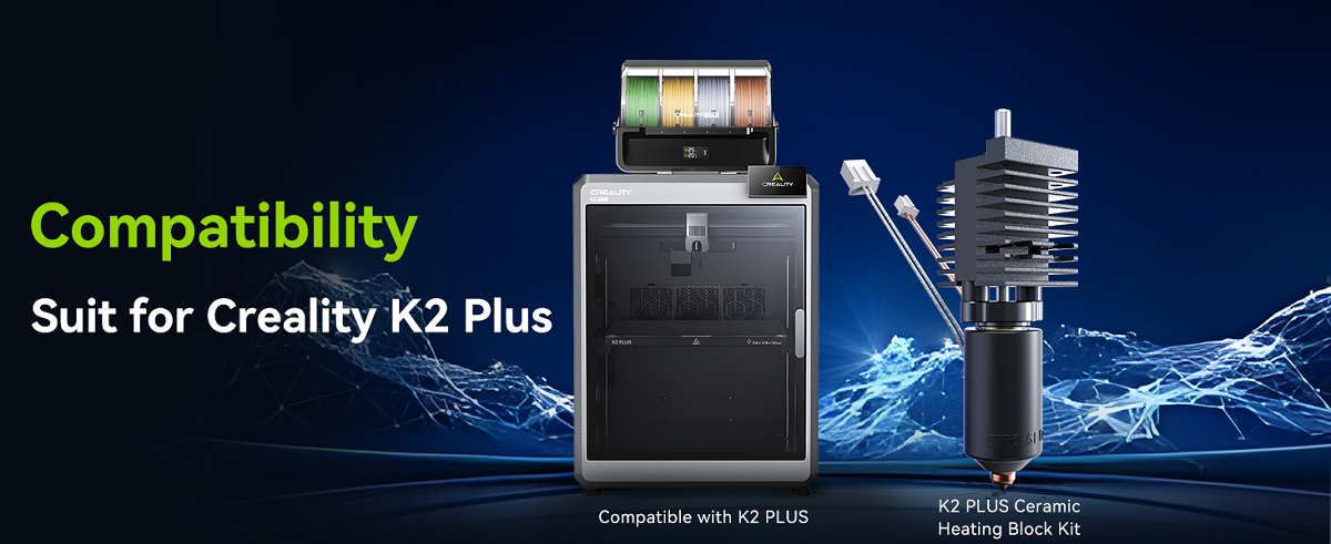 K2 Plus Ceramic Heating Block Kit