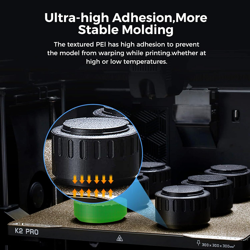 K2 PEI Double Sided Frosted Build Plate