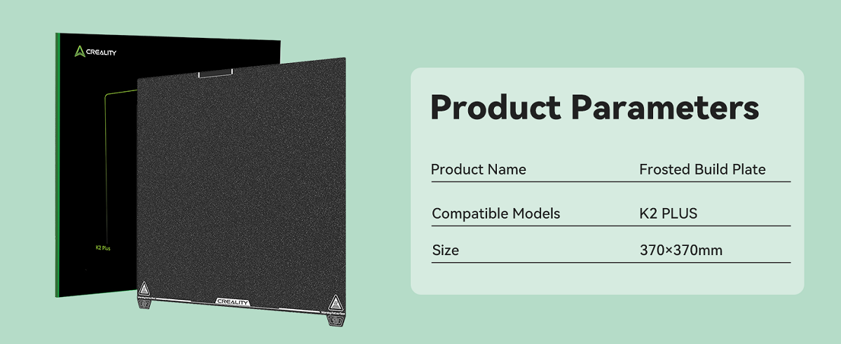 K2 Plus PEI Frosted Build Plate