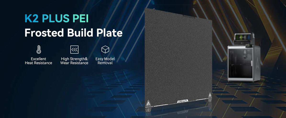 K2 Plus PEI Frosted Build Plate